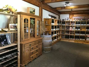 tasting room at recline ridge winery in the shuswap