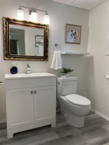 clean bathroom at vacation rental unit