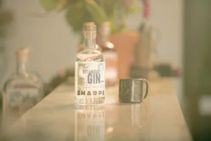 sharpe gin bottle