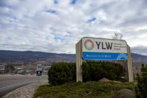 ylw airport sign in kelowna