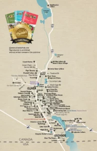 Oliver and Osoyoos winery map