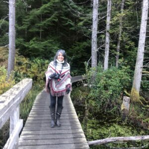 Tammy Tomiye enjoying the Sunshine Coast in BC